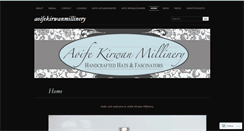 Desktop Screenshot of aoifekirwanmillinery.com